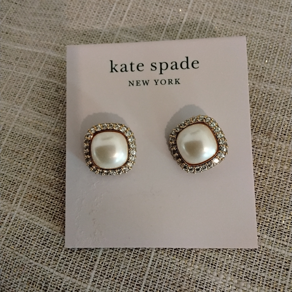 Kate Spade Pearl Stud Earrings - Picture 5 of 5